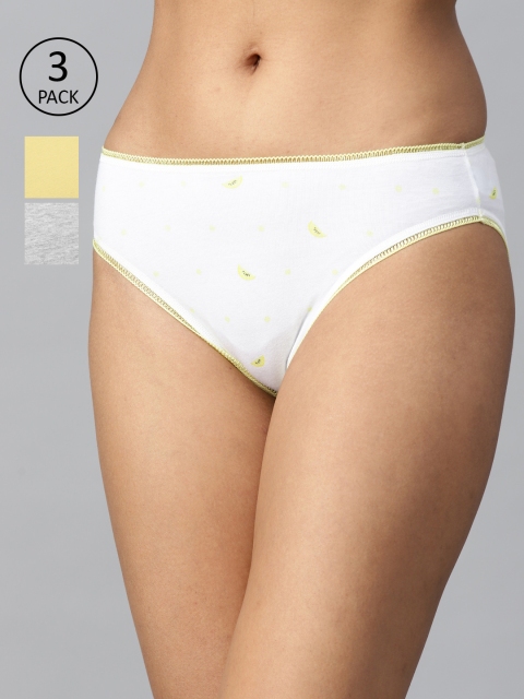

Marks & Spencer Women Pack of 3 Basic Briefs, White