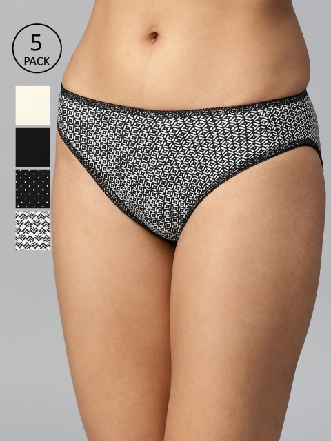 

Marks & Spencer Women Pack of 5 Basic Briefs T615009L, Black