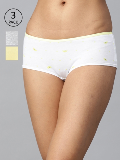 

Marks & Spencer Women Pack of 3 Hipster Briefs, White