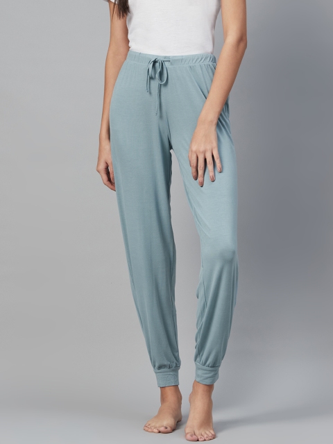 

Marks & Spencer Women Blue Solid Lounge Pants