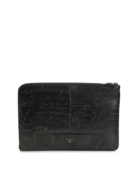 

Da Milano Unisex Black Textured Laptop Sleeve