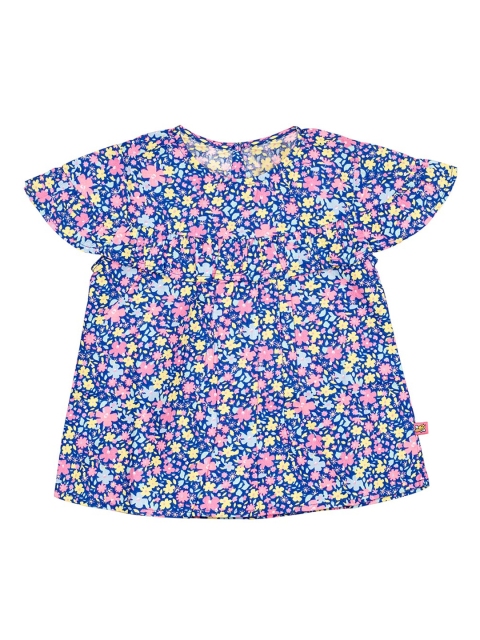 

Budding Bees Girls Multicoloured Floral Print A-Line Top, Multi