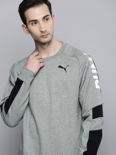 

Puma Men Grey Printed MODERN SPORTS Sweatshirt