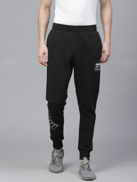 

Puma Men Black Rebel Pants Bold Joggers