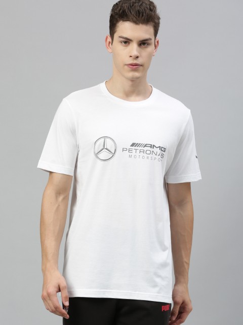

PUMA Motorsport Men White Printed Round Neck T-shirt