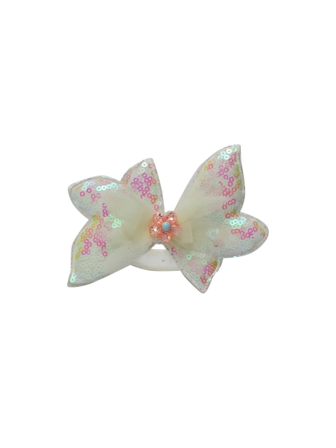 

Stoln Off-White Embellished Alligator Hair Clip