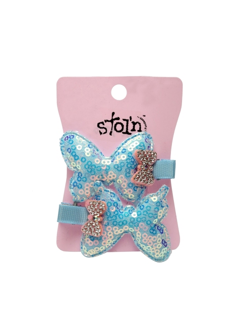 

Stoln Girls Blue Set of 2 Alligator Hair Clip