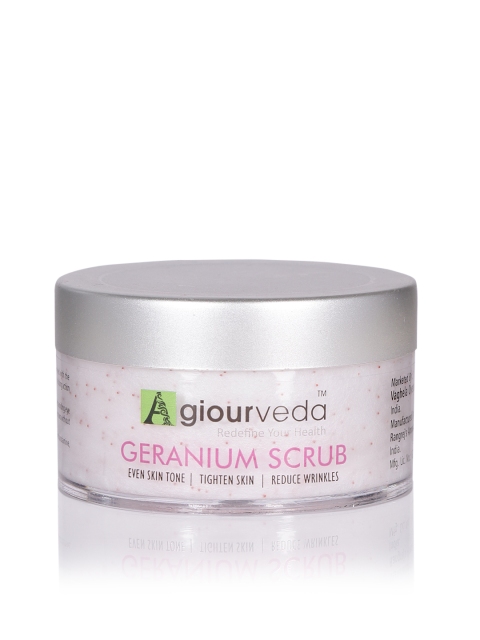 

Agiourveda Unisex Geranium Scrub 50 g, White