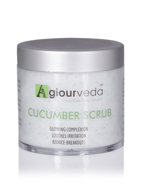 

Agiourveda Unisex Cucumber Scrub 100 gm, Green