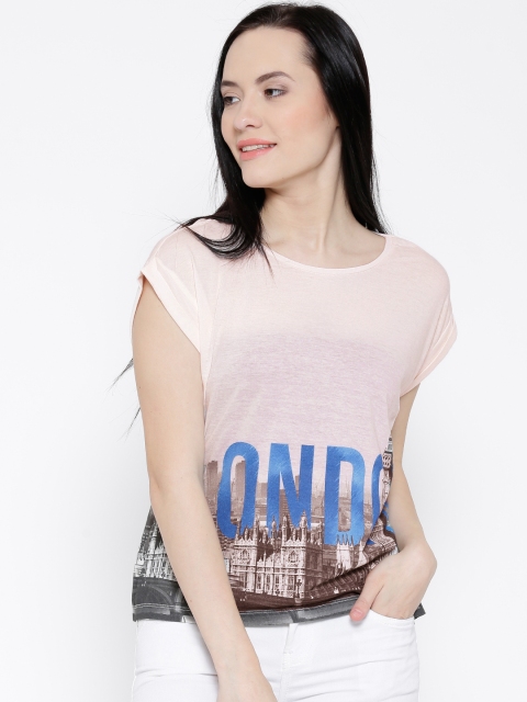 

Pepe Jeans Pink Printed T-shirt