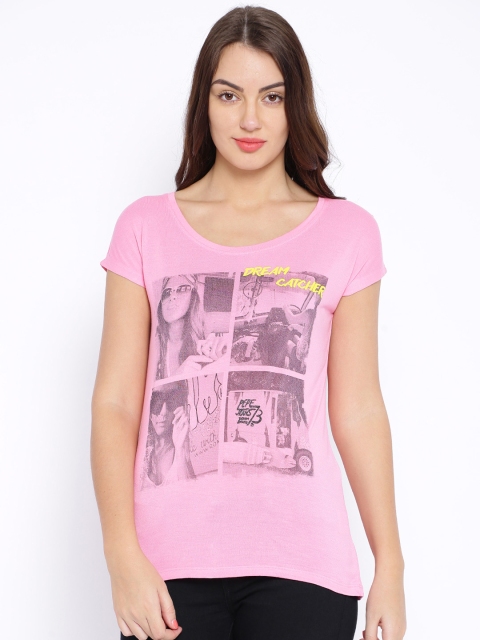 

Pepe Jeans Pink Printed T-shirt
