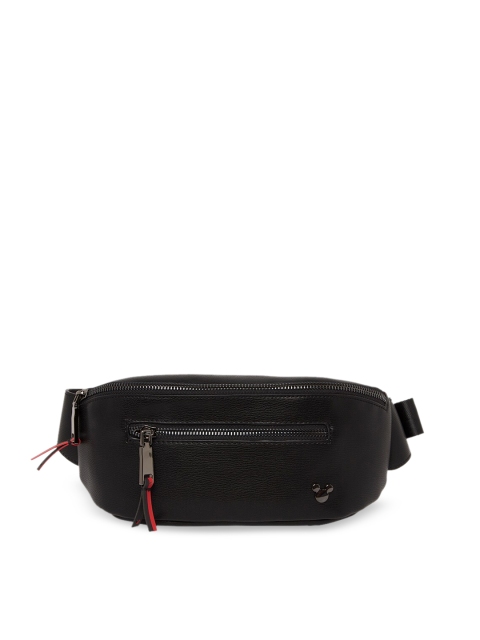 

ALDO Men Black Solid Mickey Waist Pouch