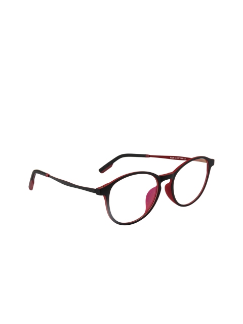 

Ted Smith Unisex Black & Maroon Solid Full Rim Round Frames TS-NC-9028_C6
