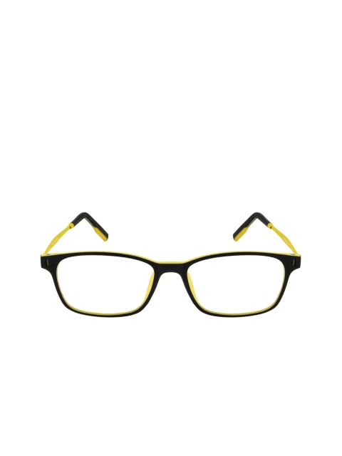 

Ted Smith Unisex Black & Yellow Colourblocked Full Rim Rectangle Frames TS-NC-9034_C3