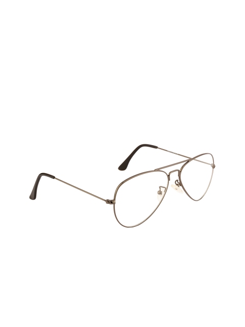 

Ted Smith Unisex Transparent Solid Full Rim Aviator Frames TS-NC-252_C2