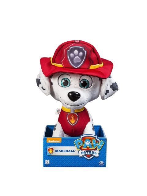

PAW PATROL Kids White & Red Plush Marshall Action Figure