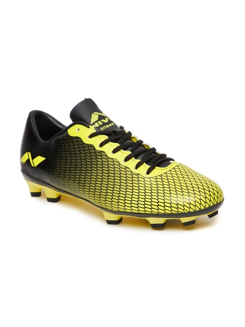 

NIVIA Men Yellow Synthetic Football Shoes