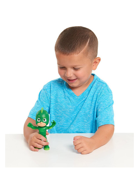 

PJ MASK Kids Green & Beige Just Play Deluxe Talking Gekko Figure