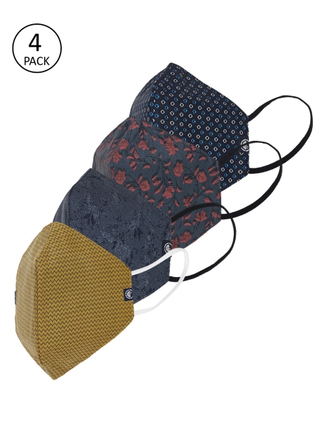 

Devis Unisex Pack of Pack 4 Reusable 2-Ply Protective Outdoor Masks, Multi