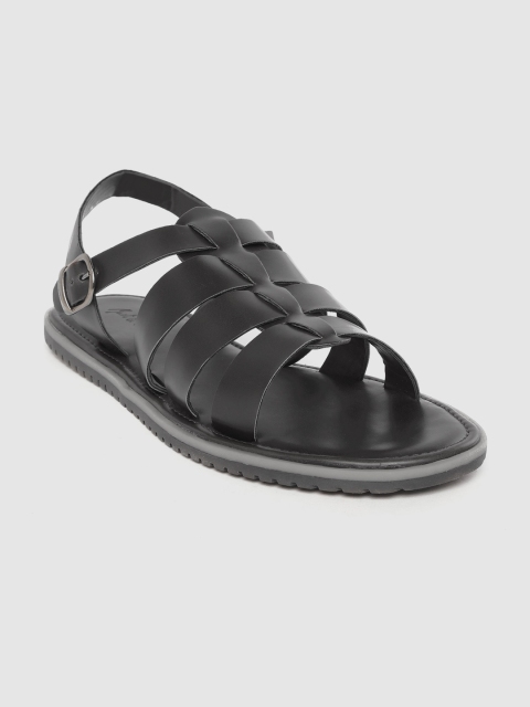 

Mast & Harbour Men Black Fisherman Sandals