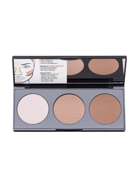 

Note Perfecting Contouring Powder Palette - Light to Medium 01, Beige