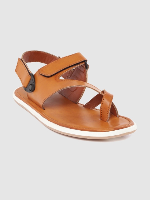 

Roadster Men Tan Solid Comfort Sandals