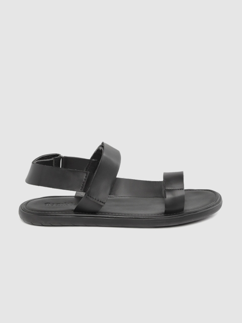 

Roadster Men Black Solid Comfort Sandals