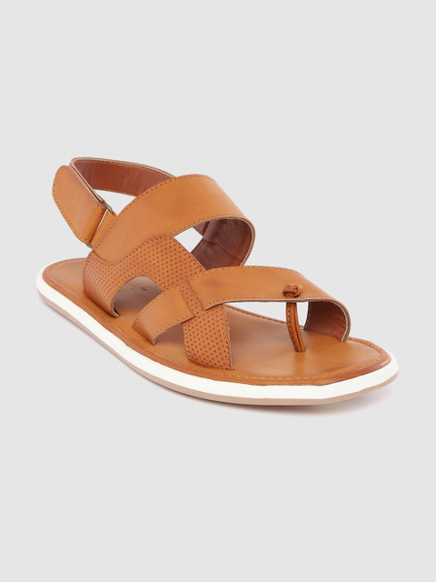 

Roadster Men Tan Solid Comfort Sandals