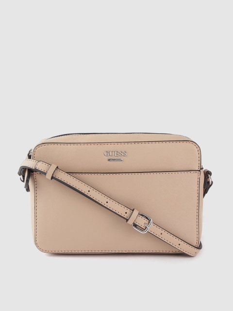 

GUESS Beige Solid Sling Bag