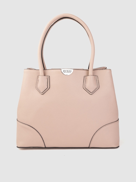 

GUESS Dusky Pink Solid Handheld Bag