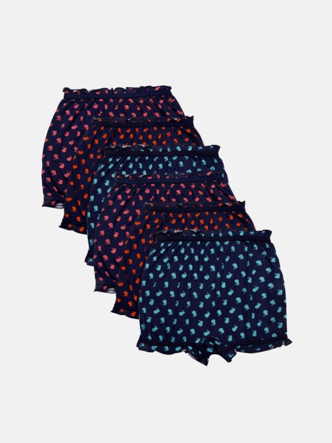 

Red Rose Girls Pack of 6 Multicoloured Printed Boy Shorts BLOOMER-228-20, Multi