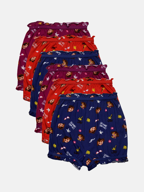 

Red Rose Girls Pack of 6 Assorted Bloomers BLOOMER-212-30