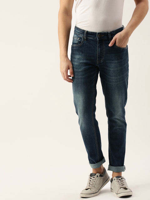 

SINGLE Men Blue Skinny Fit Mid-Rise Clean Look Stretchable Jeans