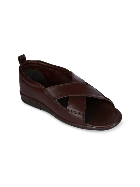 

Liberty Men Coffee Brown Solid Comfort Sandals
