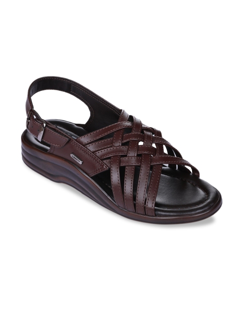 

Liberty Men Brown Leather Comfort Sandals