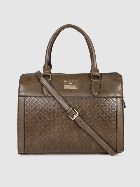 

Allen Solly Brown Solid Handheld Bag