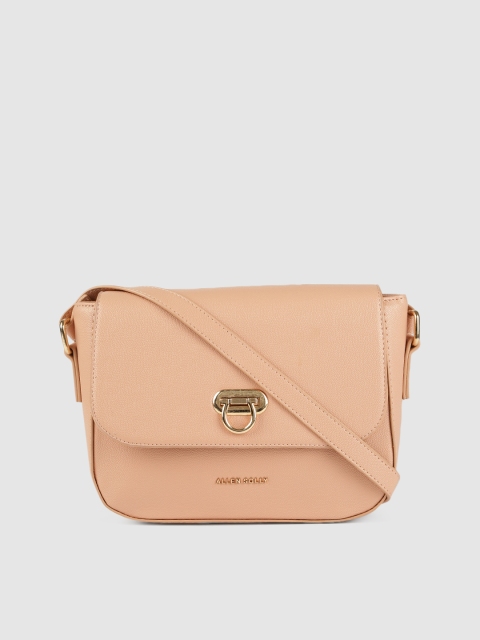 

Allen Solly Pink Solid Sling Bag