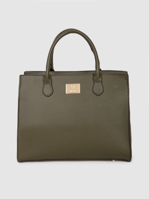 

Allen Solly Olive Green Solid Shoulder Bag