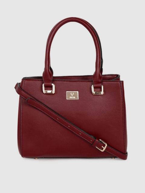 

Allen Solly Red Solid Handheld Bag