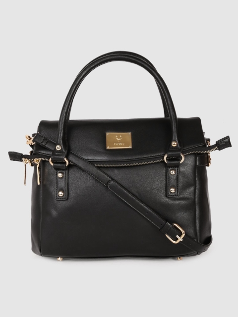 

Allen Solly Black Solid Handheld Bag