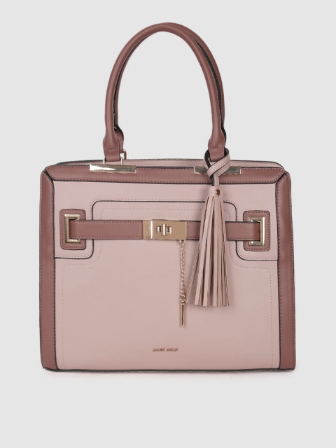 

Allen Solly Pink Solid Handheld Bag