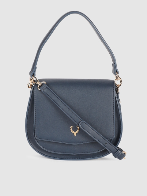 

Allen Solly Blue Solid Sling Bag