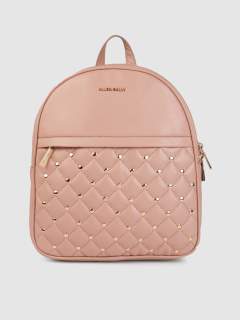 

Allen Solly Women Pink Textured Backpack