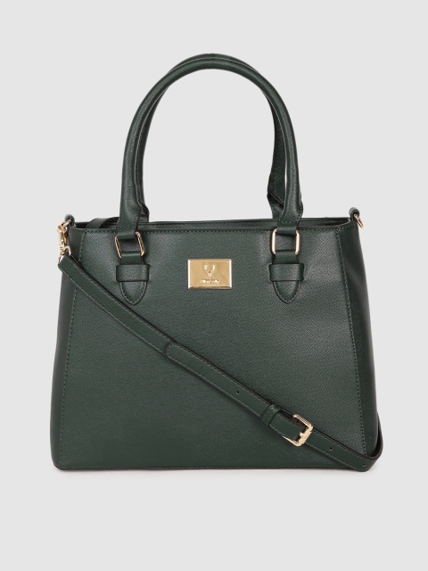 

Allen Solly Green Solid Shoulder Bag