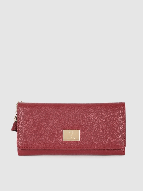 

Allen Solly Women Red Solid Three Fold Wallet