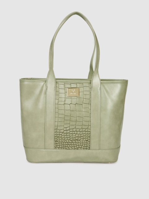 

Allen Solly Green Textured Shoulder Bag