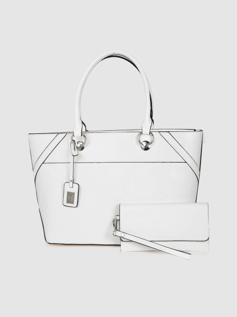 

Allen Solly White Solid Shoulder Bag & Pouch