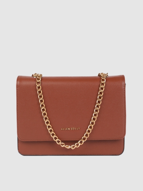 

Allen Solly Brown Solid Clutch