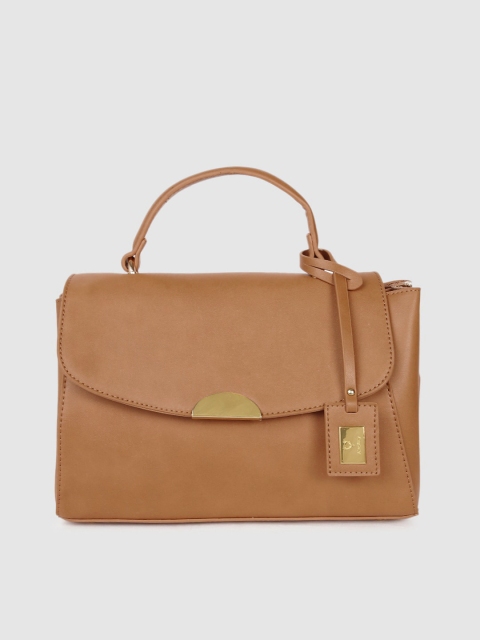 

Allen Solly Tan Brown Solid Satchel