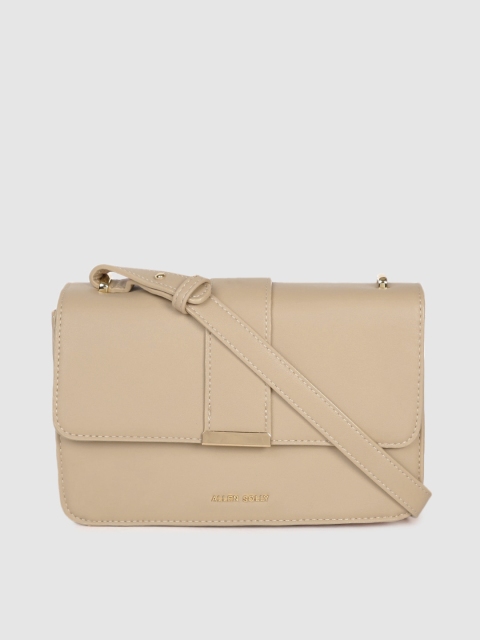 

Allen Solly Nude-Coloured Solid Sling Bag
